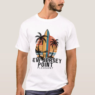 Camiseta Nova Jersey Point Pleasant Surfando Surfista _1