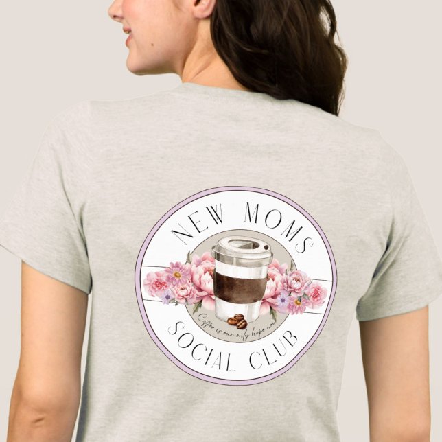 Camiseta Nova Mãe Humor, café é nossa única esperança (Criador carregado)