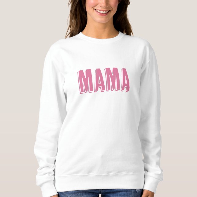 Camiseta Nova Mãe "Mamãe" Texto (Frente)