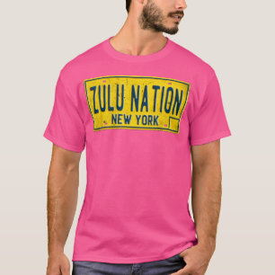Camiseta Nova Música De Rap Do Zulu Nation Hip Hop 50º Aniv