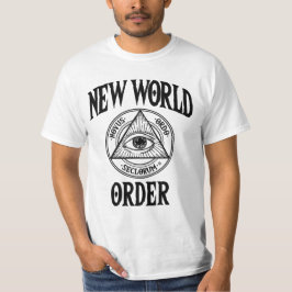 Camiseta Nova Ordem Mundial Illuminati