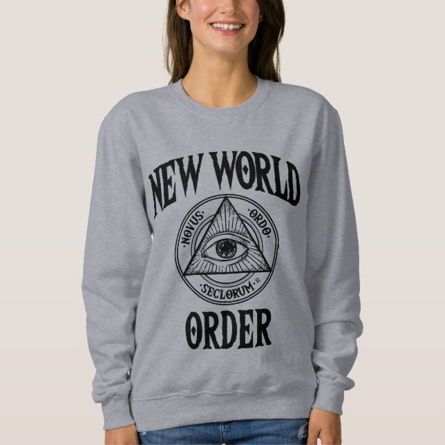 Camiseta Nova Ordem Mundial Illuminati (Frente)