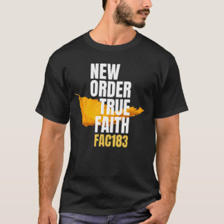 Camiseta Nova OrdemArte de fã da Fé garota