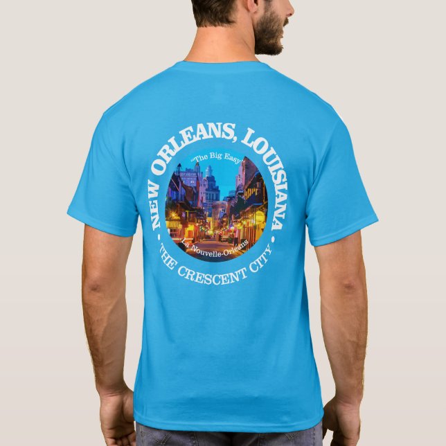 Camiseta Nova Orleans (cidades) (Verso)