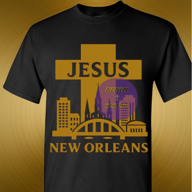 Camiseta Nova Orleans - Cristão (Criador carregado)
