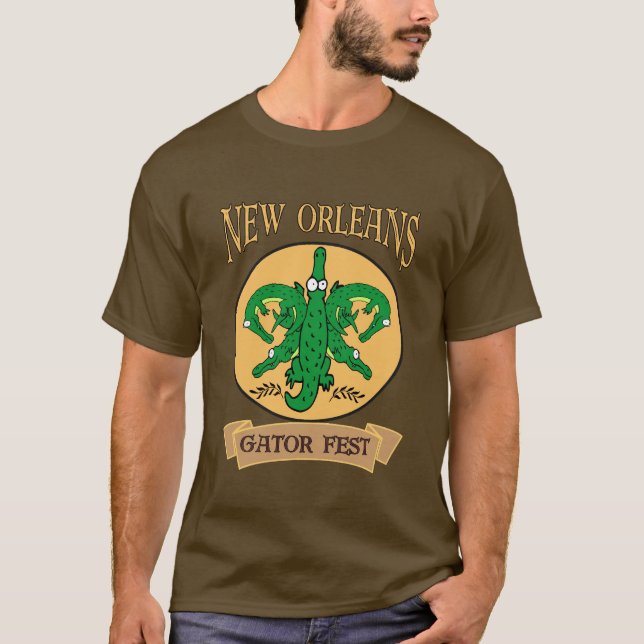Camiseta Nova Orleans Gator Fest One (Frente)