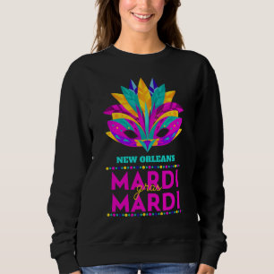 Camiseta Nova Orleans Mardi Gras Máscara