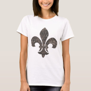Camiseta Nova Orleans - Medidor de Água Lid Fleur De Lid