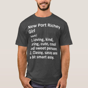 Camiseta NOVA PORTA RICHEY GIRL FLORIDA Funny City Home