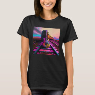 Camiseta Nova Psicodelia Trem de Guitarra Psicodélica