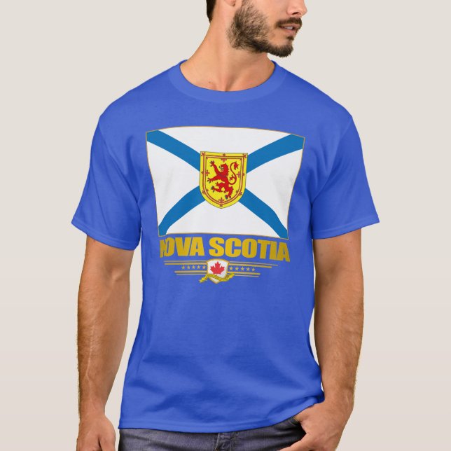 Camiseta Nova Scotia Flag Roupa (Frente)