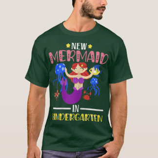 Camiseta Nova Sereia no jardim de infância para uma Sereia