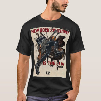 Camiseta Nova Sinfonia do Rock é a Lei - Guitarra de Rock V