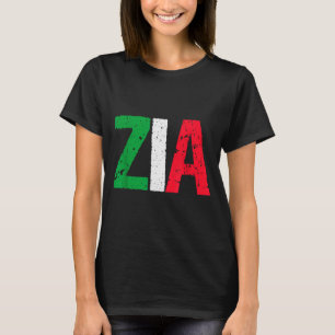 Camiseta Nova Tia Italiana Zia Presente de Tia Ítalo-Americ