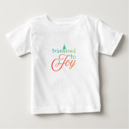 Camiseta nova Trimmed to Joy