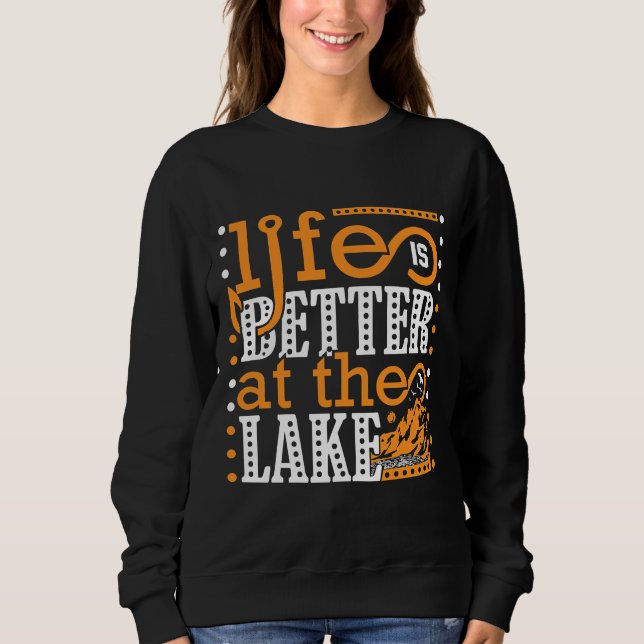 Camiseta Nova Vida De Pesca É Melhor No Lago (Frente)