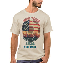 Nova York 2026 Futebol Bandeira EUA Personalizado 