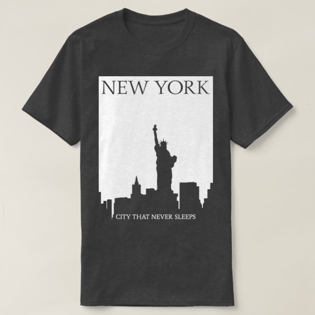 Camiseta Nova York A Cidade Que Nunca Dorme (Frente do Design)