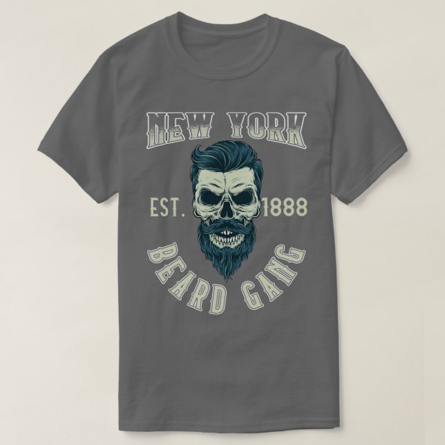 Camiseta Nova York Beard Gang Classic TSirt (Frente do Design)