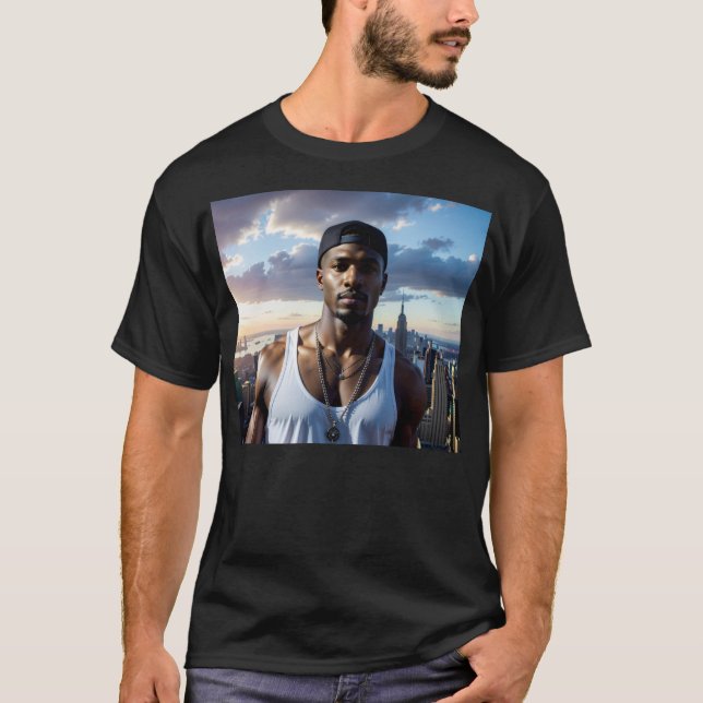Camiseta Nova York - Estrela do Rap (Frente)