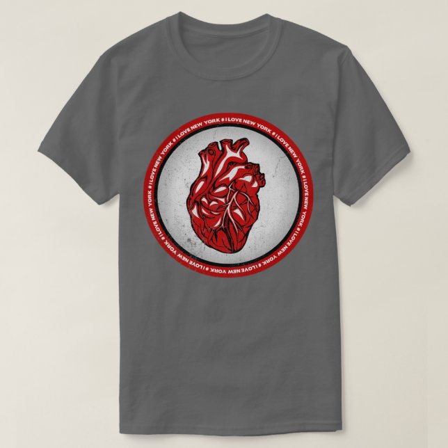 Camiseta Nova York Eu Amo NY Threads Eu Amo Nova Iorque (Frente do Design)
