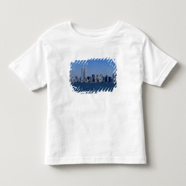 Camiseta Nova York, EUA. Horizonte de Manhattan central (Frente)