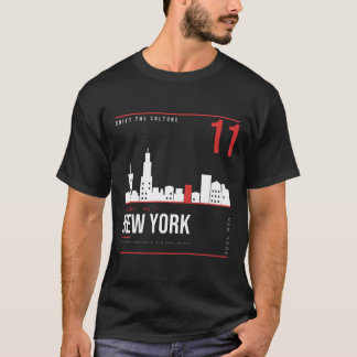Camiseta Nova York NYC Horizonte ShiftTape Vol 11