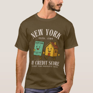 Camiseta Nova York pontuação de crédito