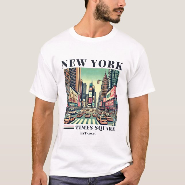 Camiseta Nova York, Praça Times (Frente)