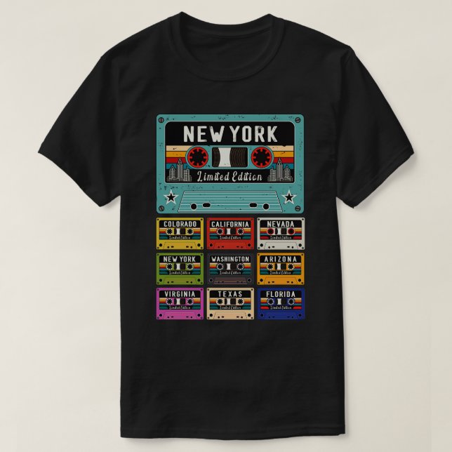 Camiseta Nova York Retro (Frente do Design)