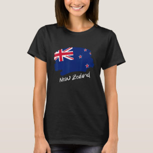 Camiseta Nova Zelândia Bandeira Nova Zelândia 1