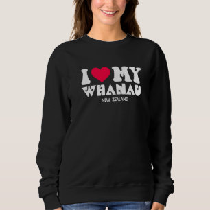 Camiseta Nova Zelândia Eu Amo Minha Família Whanau Maori Cl