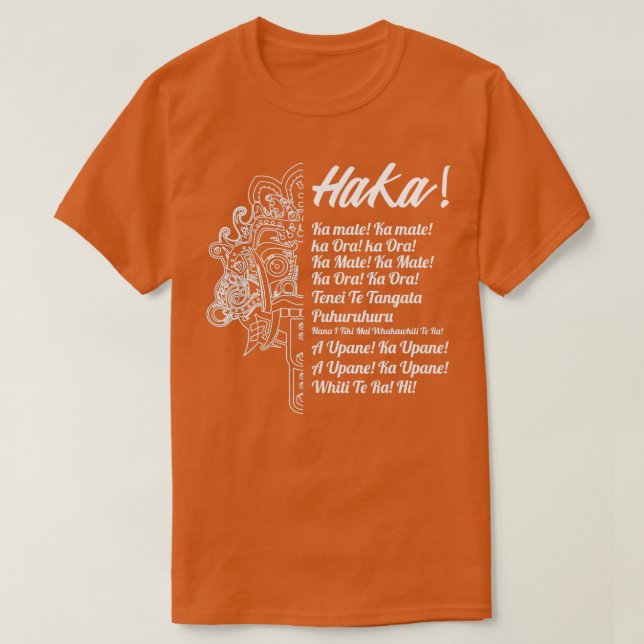 Camiseta Nova Zelândia Maori Rugby Haka Nova Zelândia Maori (Frente do Design)