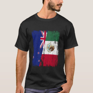 Camiseta Nova Zelândia México Meia Bandeira Nova Zelândia H