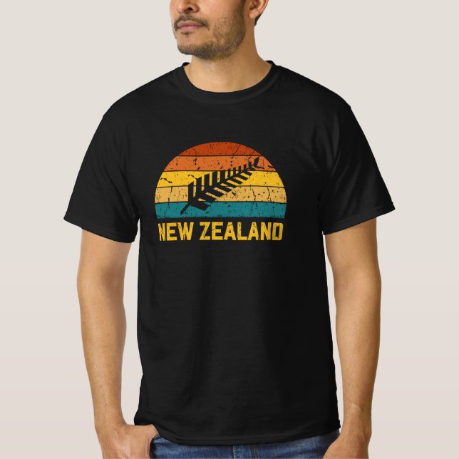 Camiseta Nova Zelândia Retro  (Frente)