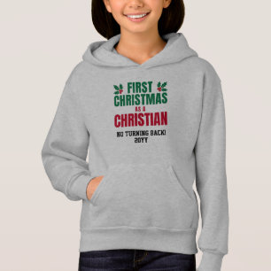 CAMISETA NOVAS CRIANÇAS DE NATAL CRISTÃO