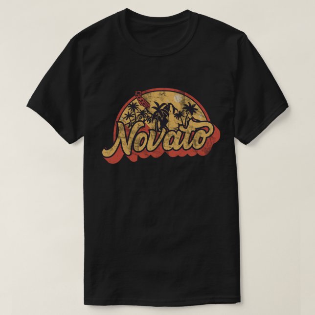 Camiseta Novato, Califórnia (Frente do Design)