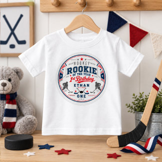Camiseta Novato do Ano Bilhete de Hóquei 1º Aniversário