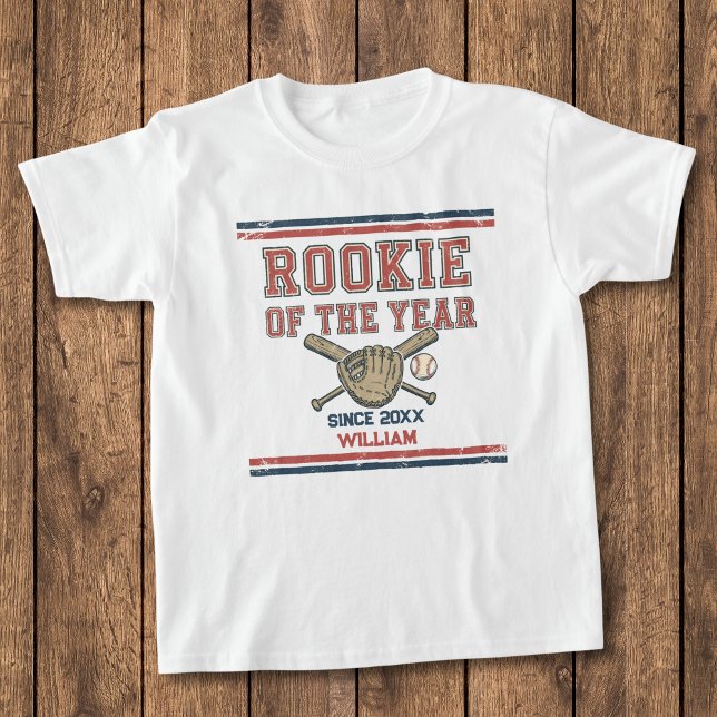 Camiseta Novato do Ano de Beisebol (Criador carregado)