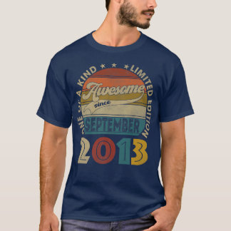 Camiseta Nove Anos de Idade é Espetacular Desde setembro de