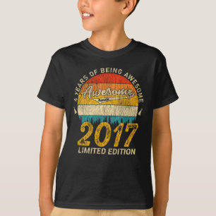 Camiseta Nove Anos de Idade Retrorna Incrível Nove Presente