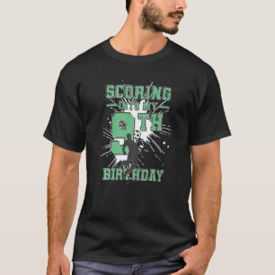 Camiseta Nove Anos Escorregando No Meu 9º Aniversário, Cria
