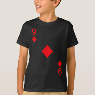 Camiseta Nove Diamantes Costume Halloween Deck De Cartões
