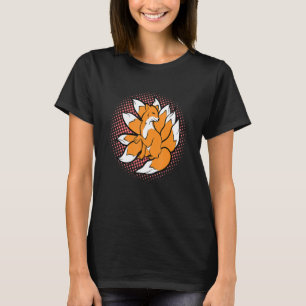 Camiseta Nove Kitsune Japonês Fox Kami Inari Para Gi