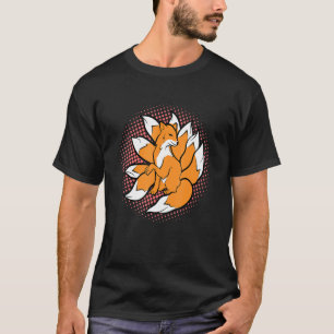 Camiseta Nove Kitsune Japonês Fox Kami Inari Para Gi