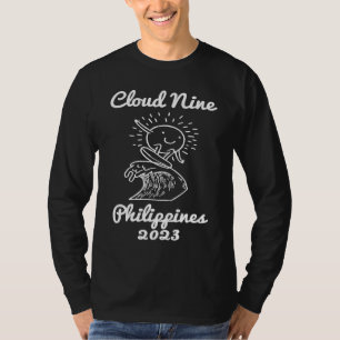 Camiseta Nove Nuvens Ilha Siargao Filipinas 2023 Surfe