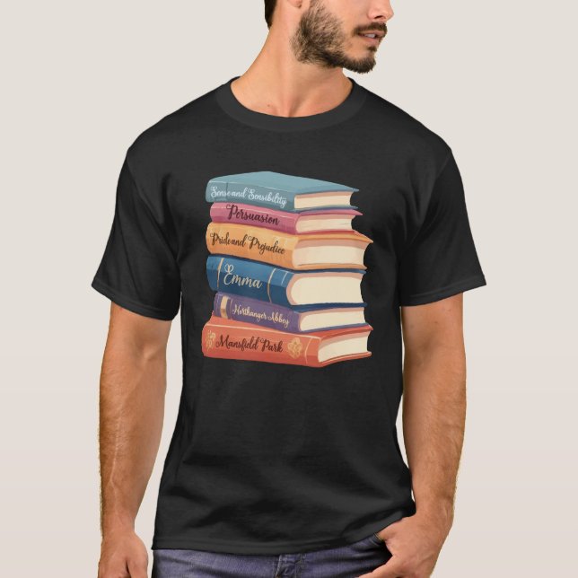 Camiseta Novelas de Jane Austen VII (Frente)