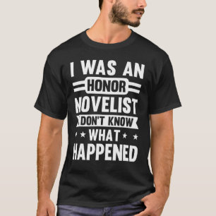 Camiseta Novelista Autor Honroso Nar