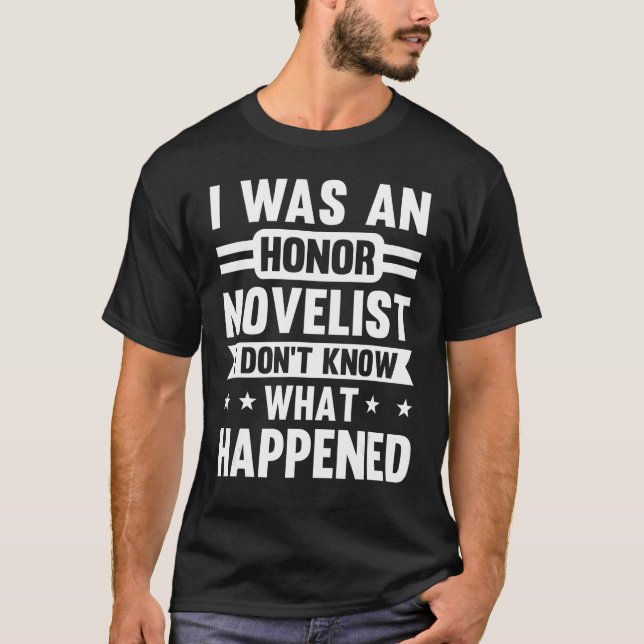 Camiseta Novelista Autor Honroso Nar (Frente)