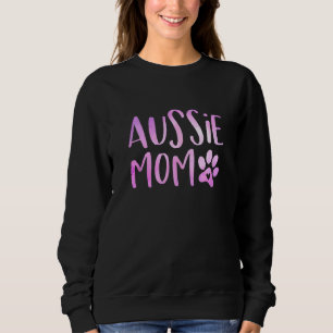 Camiseta Novelty Aussie Mãe Mulher Cachorro Australiano Mam
